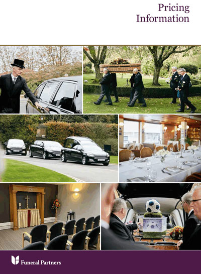Funeral prices brochure
